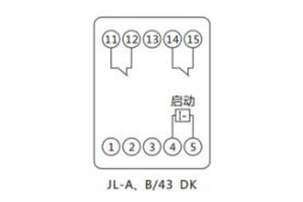 JL-A-43DK內(nèi)部接線及外引端子圖 JL-A-43DK內(nèi)部接線及外引端子圖(正視圖)1.jpg